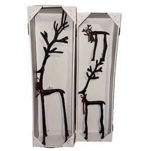 Aged Bronze Sculpted Reindeer Set of 3 Aldi Merry Moments Pottery Barn Inspired